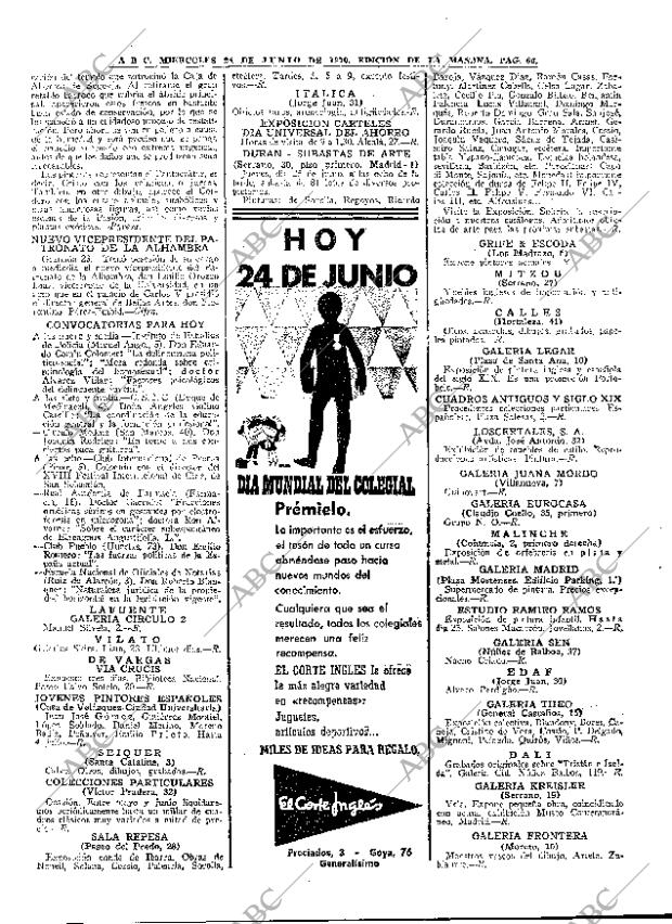 ABC MADRID 24-06-1970 página 66