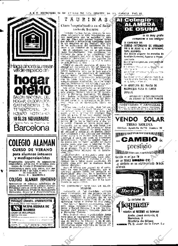 ABC MADRID 24-06-1970 página 86