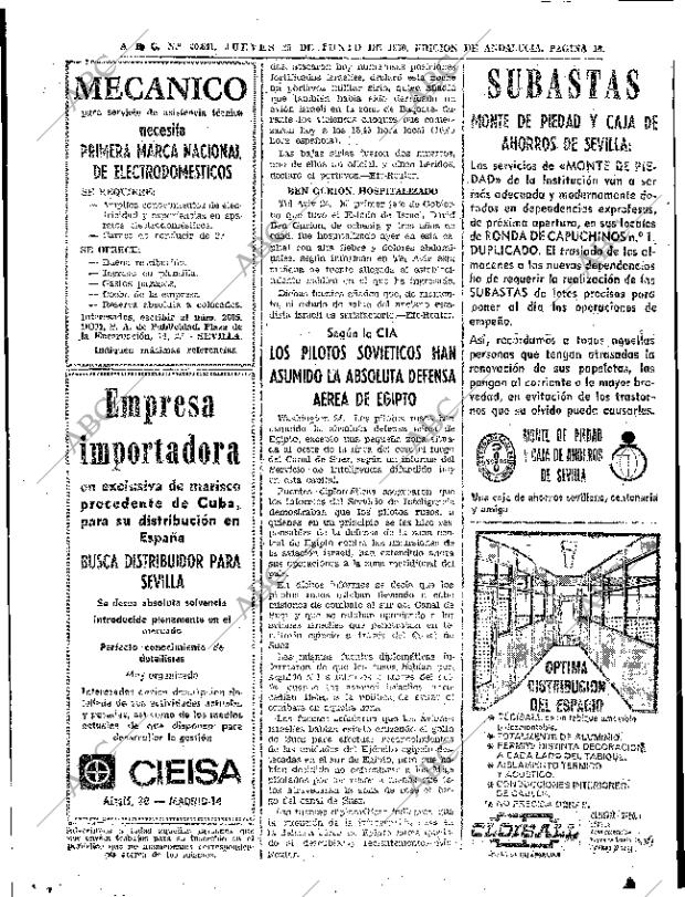 ABC SEVILLA 25-06-1970 página 16