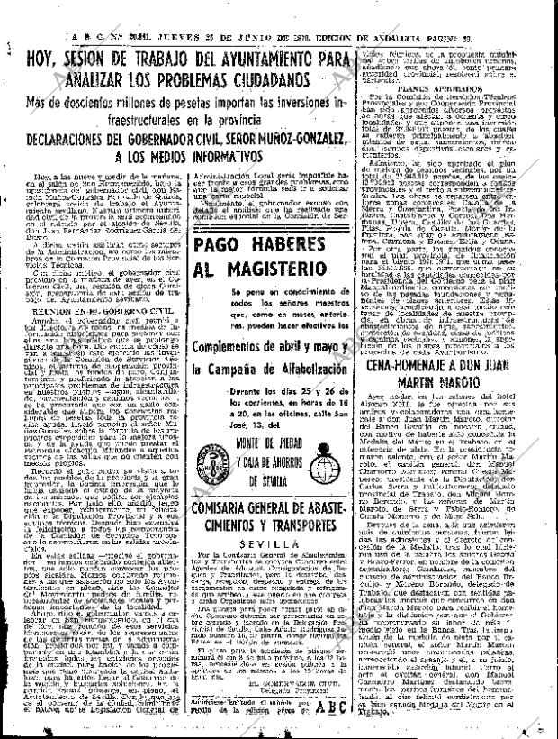 ABC SEVILLA 25-06-1970 página 39