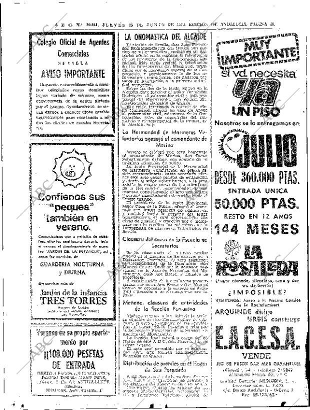 ABC SEVILLA 25-06-1970 página 40