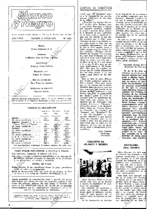 BLANCO Y NEGRO MADRID 27-06-1970 página 4