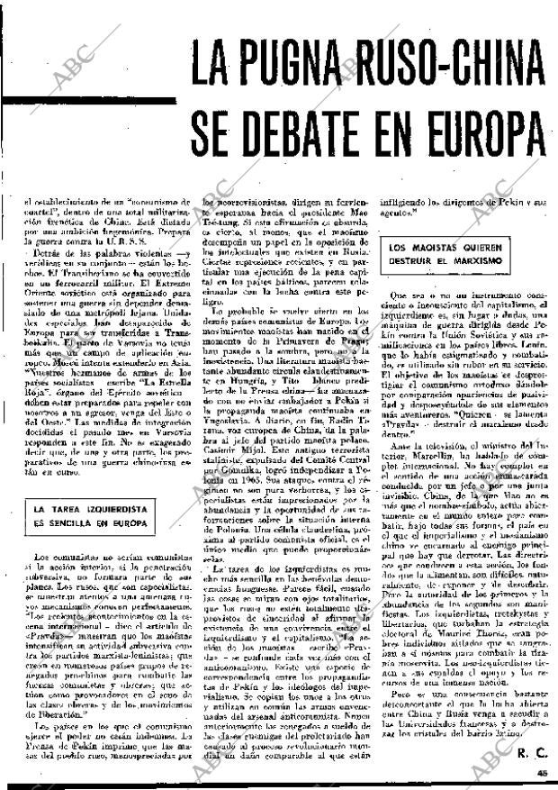 BLANCO Y NEGRO MADRID 27-06-1970 página 45