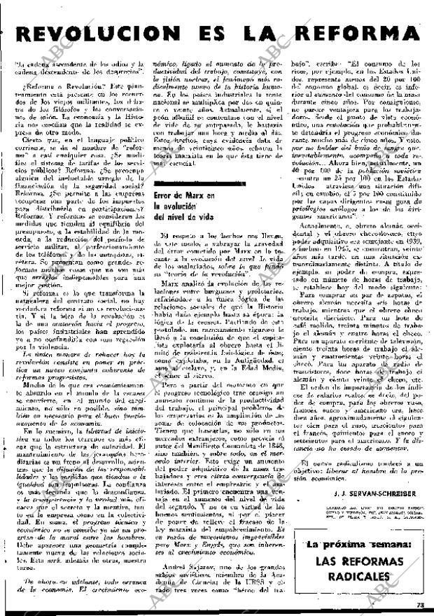 BLANCO Y NEGRO MADRID 27-06-1970 página 73