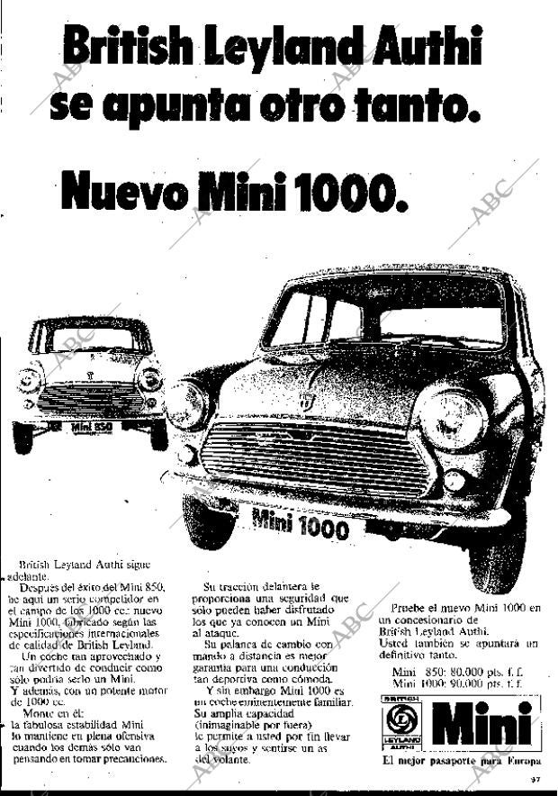 BLANCO Y NEGRO MADRID 27-06-1970 página 97