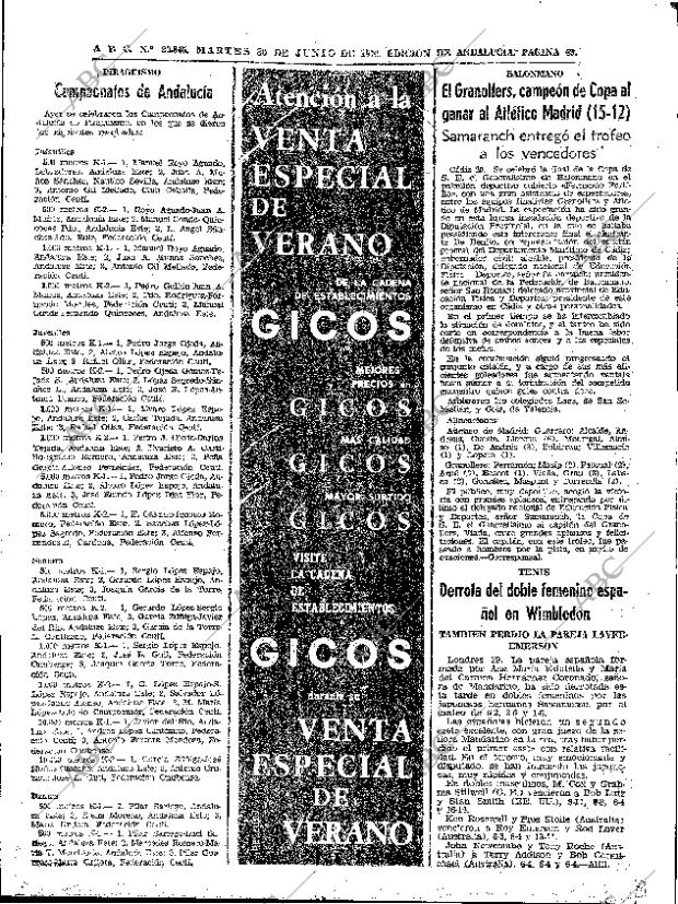 ABC SEVILLA 30-06-1970 página 49