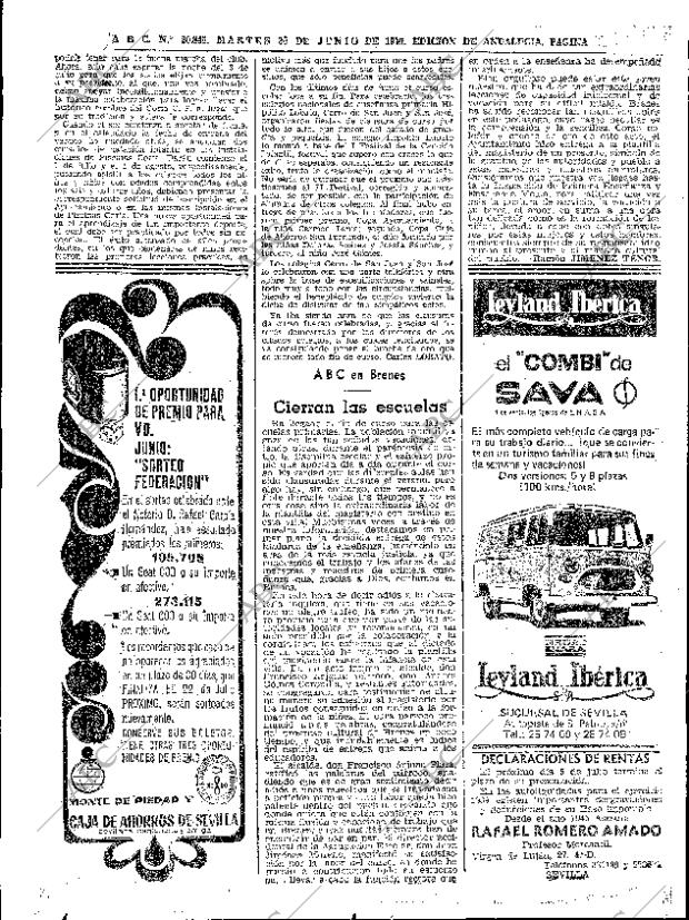 ABC SEVILLA 30-06-1970 página 76