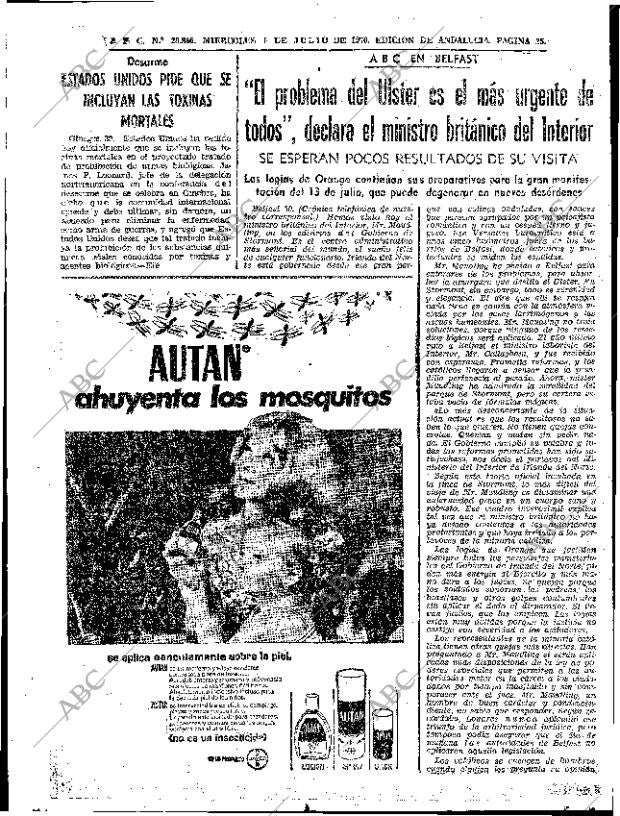 ABC SEVILLA 01-07-1970 página 25