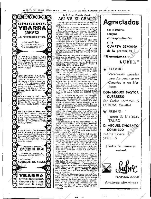 ABC SEVILLA 01-07-1970 página 34