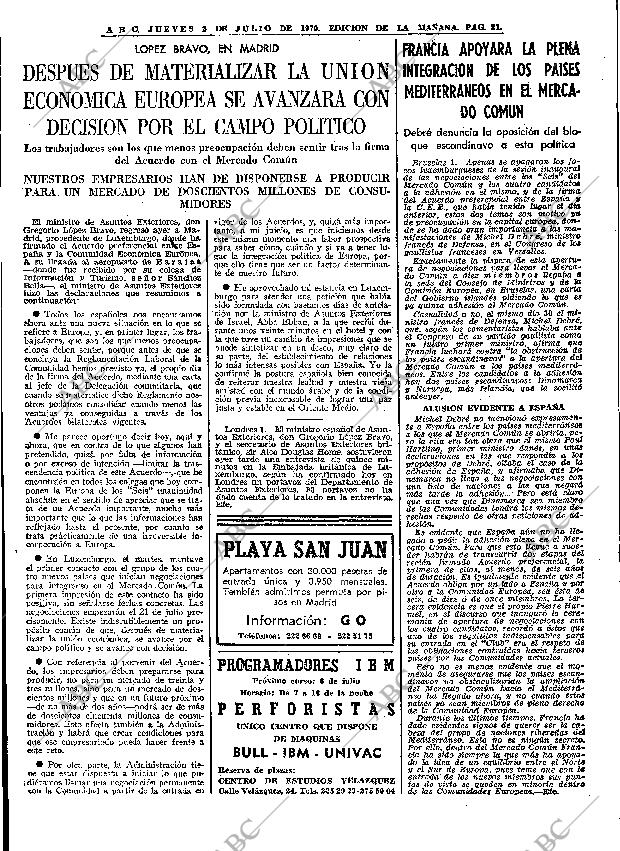 ABC MADRID 02-07-1970 página 21