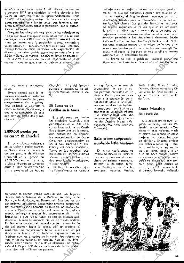 BLANCO Y NEGRO MADRID 04-07-1970 página 65