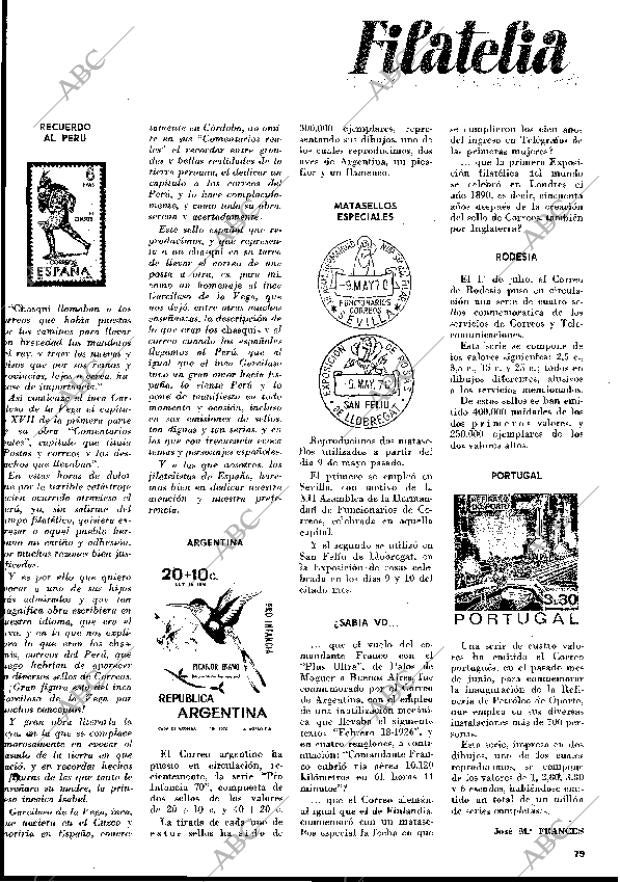 BLANCO Y NEGRO MADRID 04-07-1970 página 79