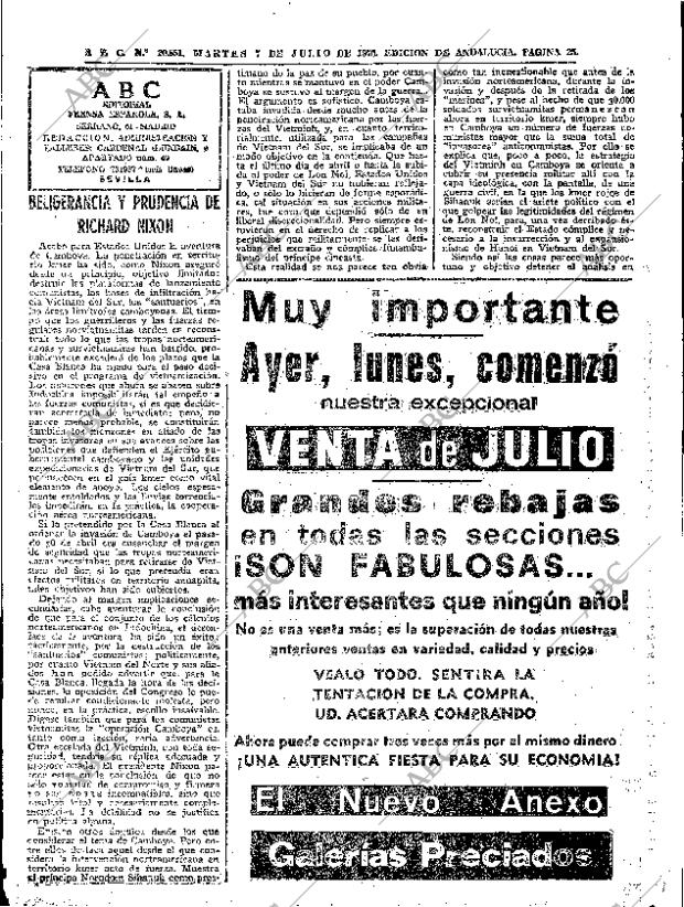 ABC SEVILLA 07-07-1970 página 19