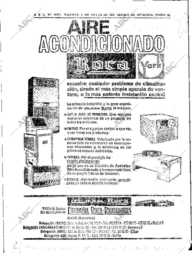 ABC SEVILLA 07-07-1970 página 28