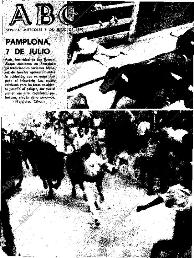 ABC SEVILLA 08-07-1970 página 1