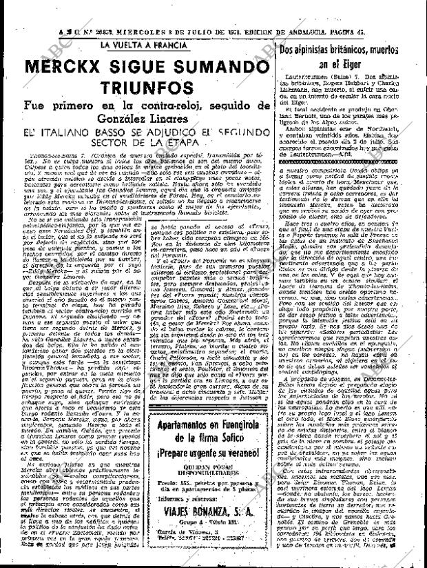 ABC SEVILLA 08-07-1970 página 45