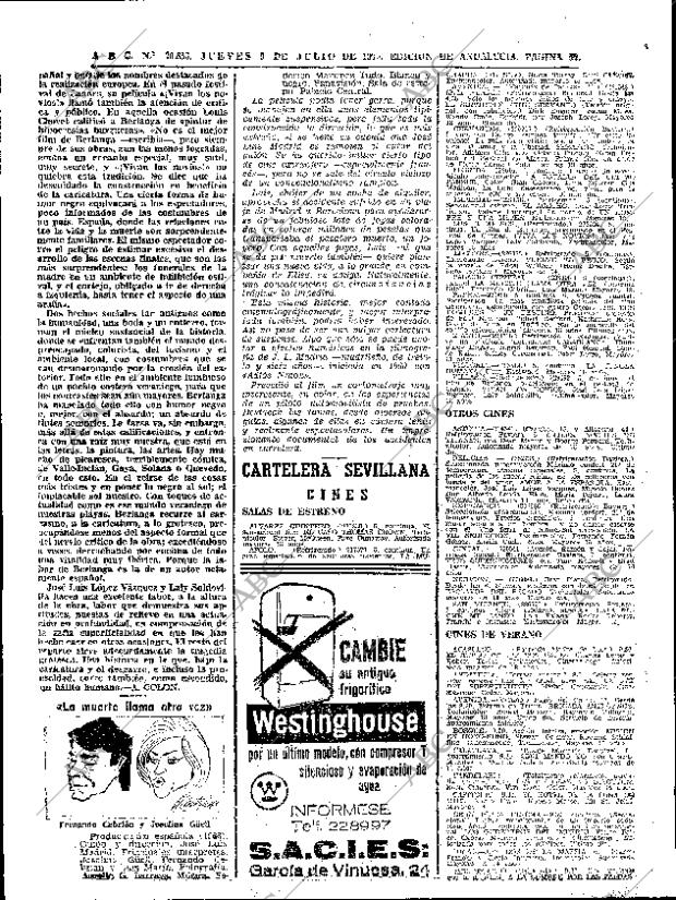 ABC SEVILLA 09-07-1970 página 50
