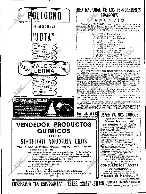 ABC SEVILLA 09-07-1970 página 58