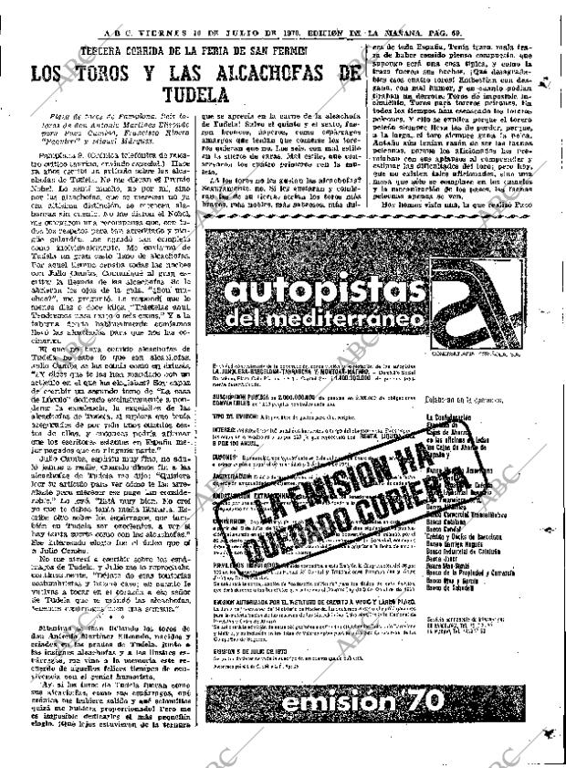 ABC MADRID 10-07-1970 página 67