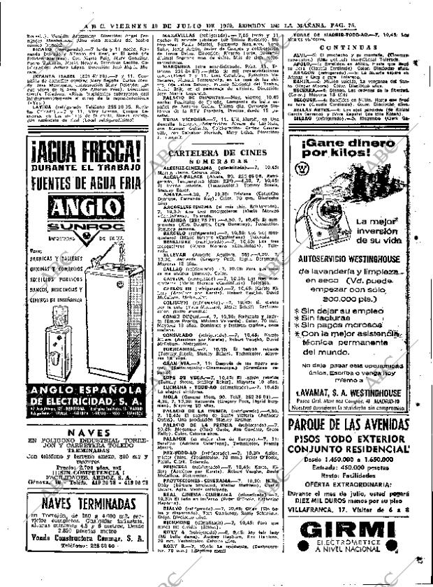 ABC MADRID 10-07-1970 página 73