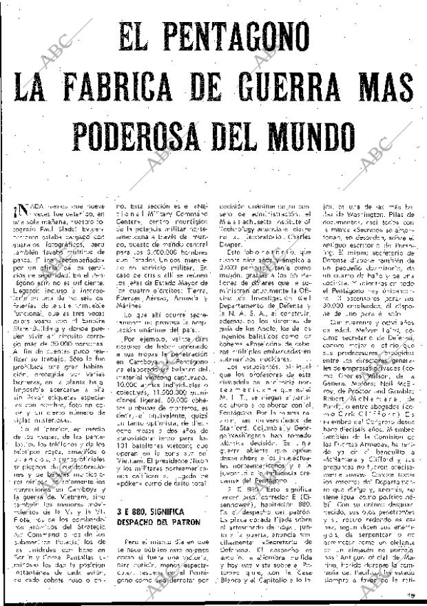 BLANCO Y NEGRO MADRID 11-07-1970 página 19