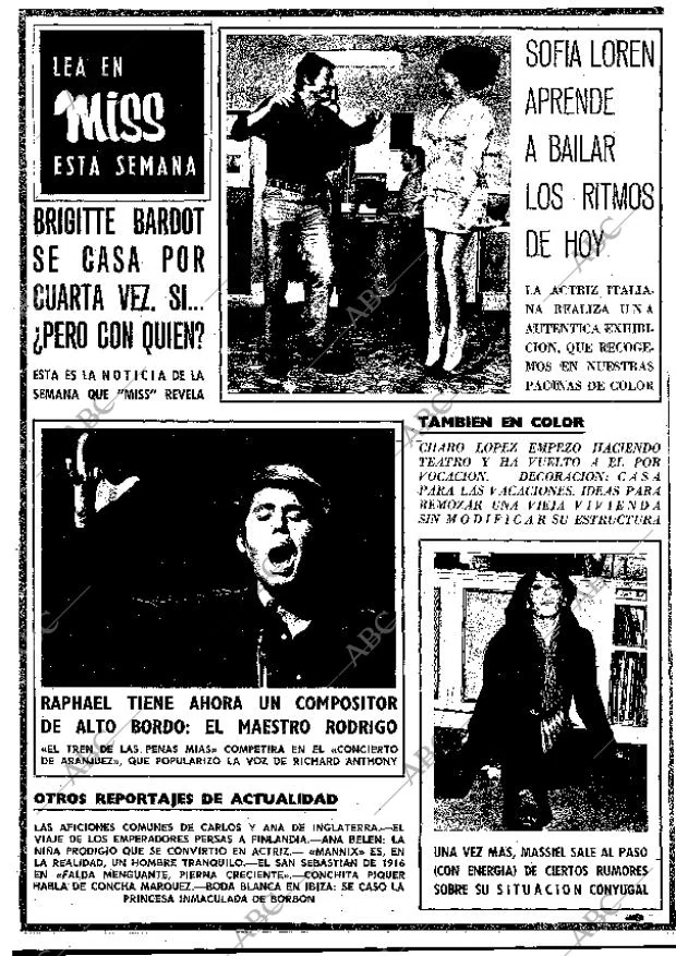 BLANCO Y NEGRO MADRID 11-07-1970 página 62