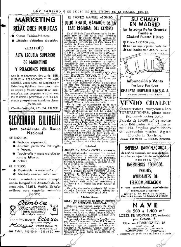 ABC MADRID 12-07-1970 página 54