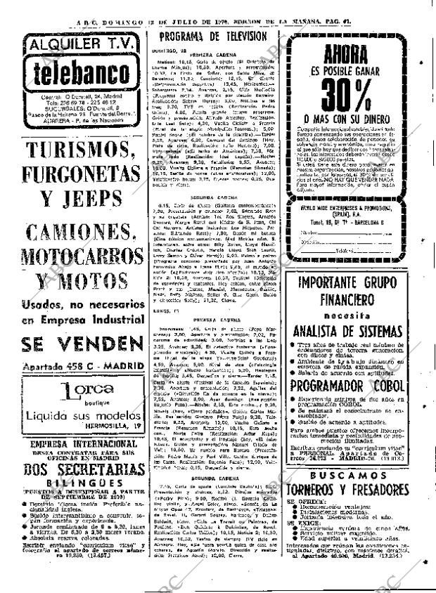 ABC MADRID 12-07-1970 página 67