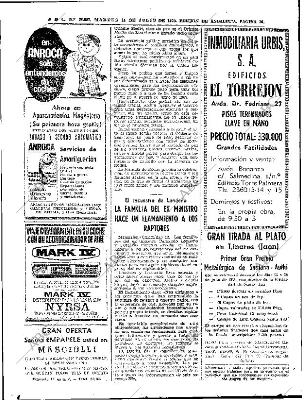 ABC SEVILLA 14-07-1970 página 34