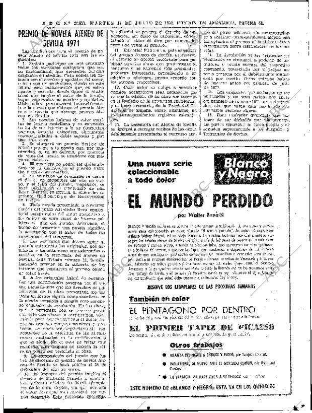 ABC SEVILLA 14-07-1970 página 49