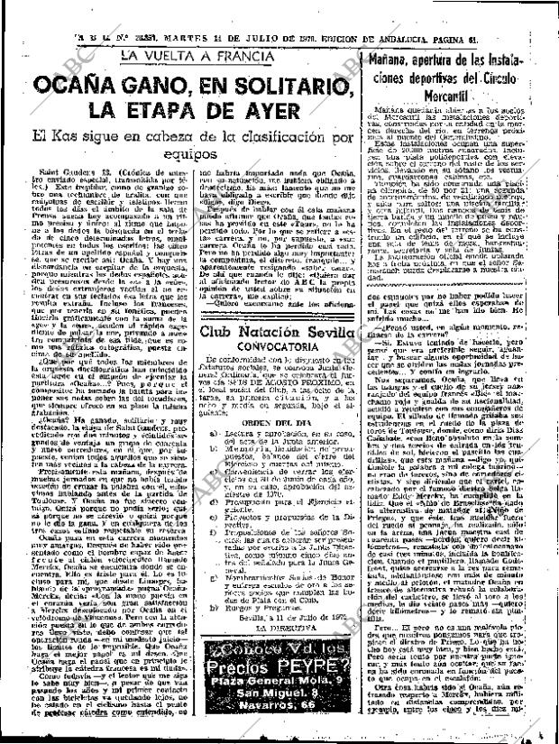 ABC SEVILLA 14-07-1970 página 59