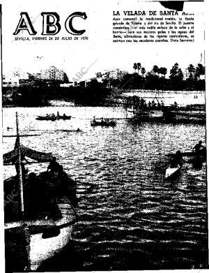 ABC SEVILLA 24-07-1970 página 1