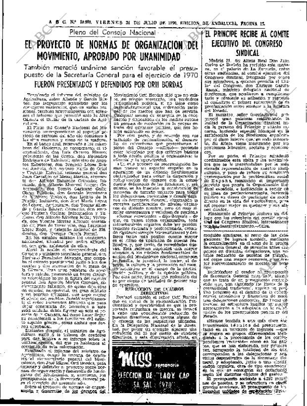 ABC SEVILLA 24-07-1970 página 17