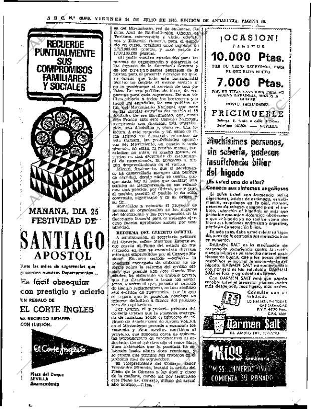 ABC SEVILLA 24-07-1970 página 18