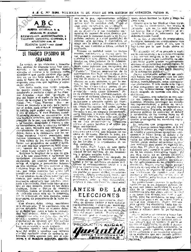 ABC SEVILLA 24-07-1970 página 32