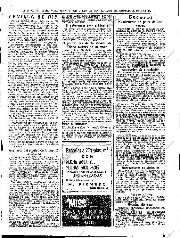 ABC SEVILLA 24-07-1970 página 37