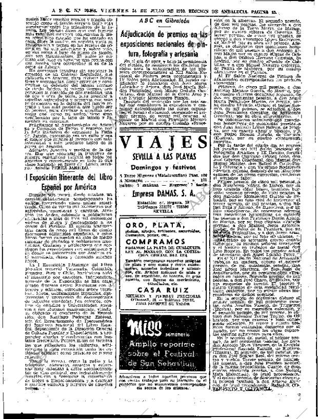 ABC SEVILLA 24-07-1970 página 43