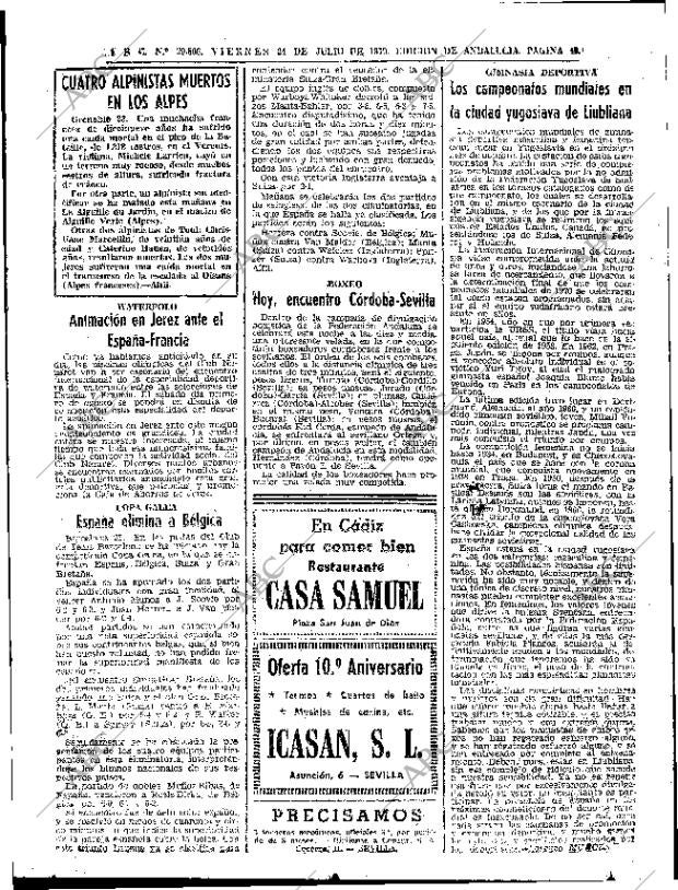 ABC SEVILLA 24-07-1970 página 49