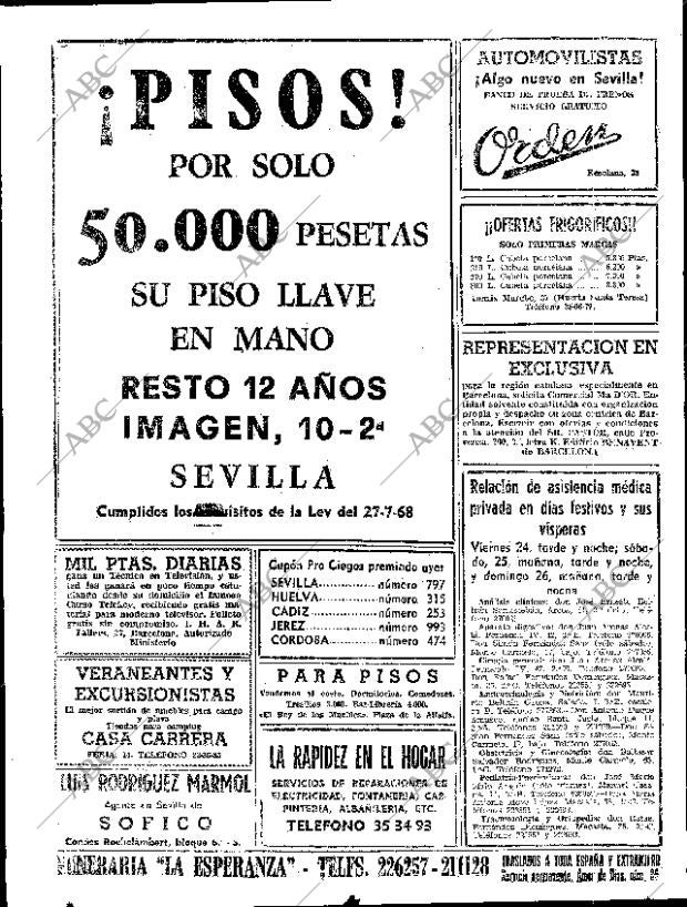ABC SEVILLA 24-07-1970 página 60