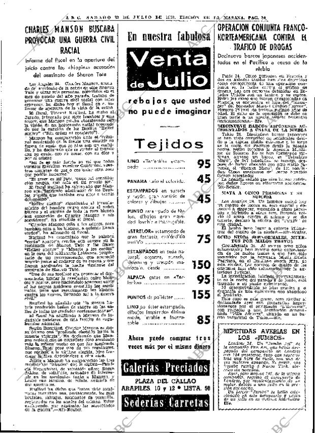 ABC MADRID 25-07-1970 página 26