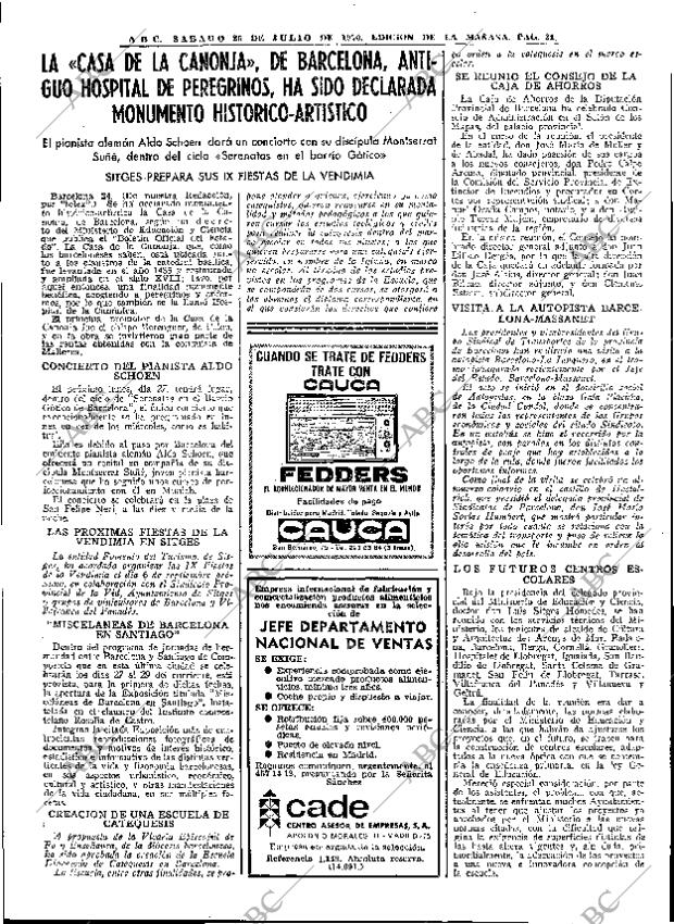 ABC MADRID 25-07-1970 página 34