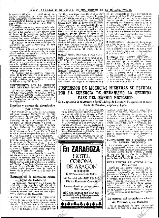 ABC MADRID 25-07-1970 página 36