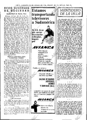 ABC MADRID 25-07-1970 página 38