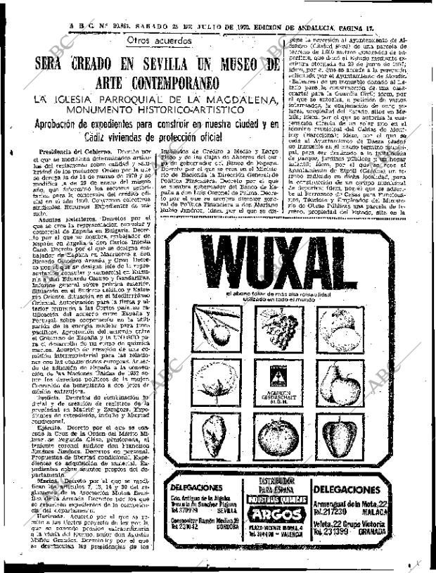 ABC SEVILLA 25-07-1970 página 11
