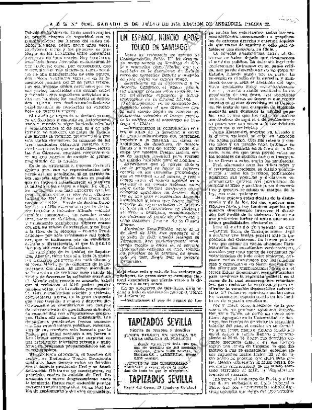 ABC SEVILLA 25-07-1970 página 16