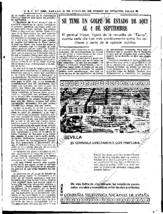 ABC SEVILLA 25-07-1970 página 17