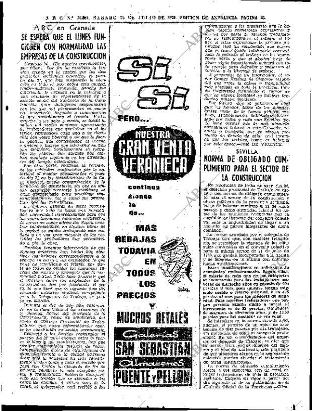 ABC SEVILLA 25-07-1970 página 19