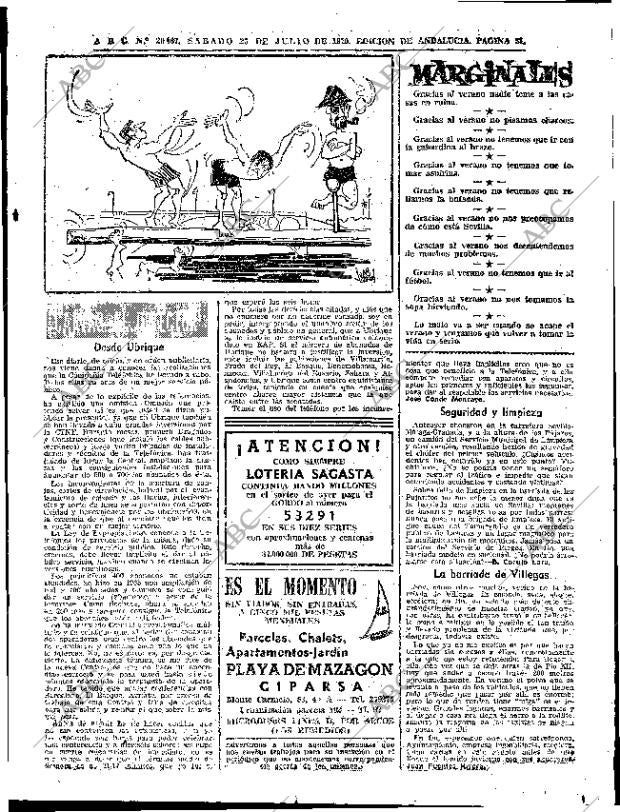 ABC SEVILLA 25-07-1970 página 25
