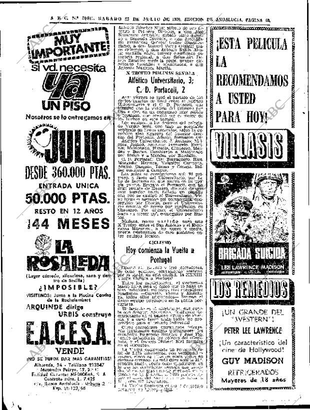 ABC SEVILLA 25-07-1970 página 34