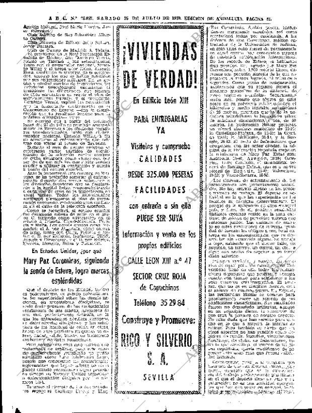 ABC SEVILLA 25-07-1970 página 36